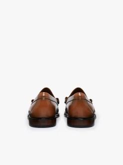 G.H.BASS Weejuns Heritage Larson Penny Loafers Bombay Leather