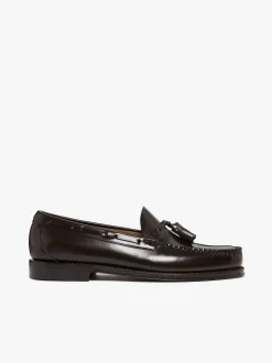 G.H.BASS Weejuns Larkin Tassel Loafers leather with leather sole