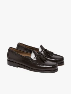 G.H.BASS Weejuns Larkin Tassel Loafers leather with leather sole
