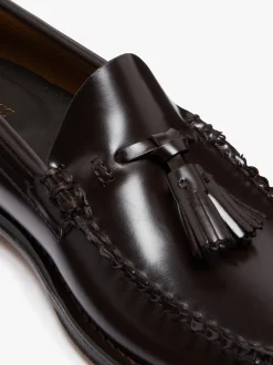 G.H.BASS Weejuns Larkin Tassel Loafers leather with leather sole