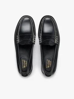 G.H.BASS Weejuns Larson Penny Loafers Contrast Stitch Leather