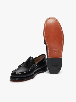G.H.BASS Weejuns Larson Penny Loafers Contrast Stitch Leather