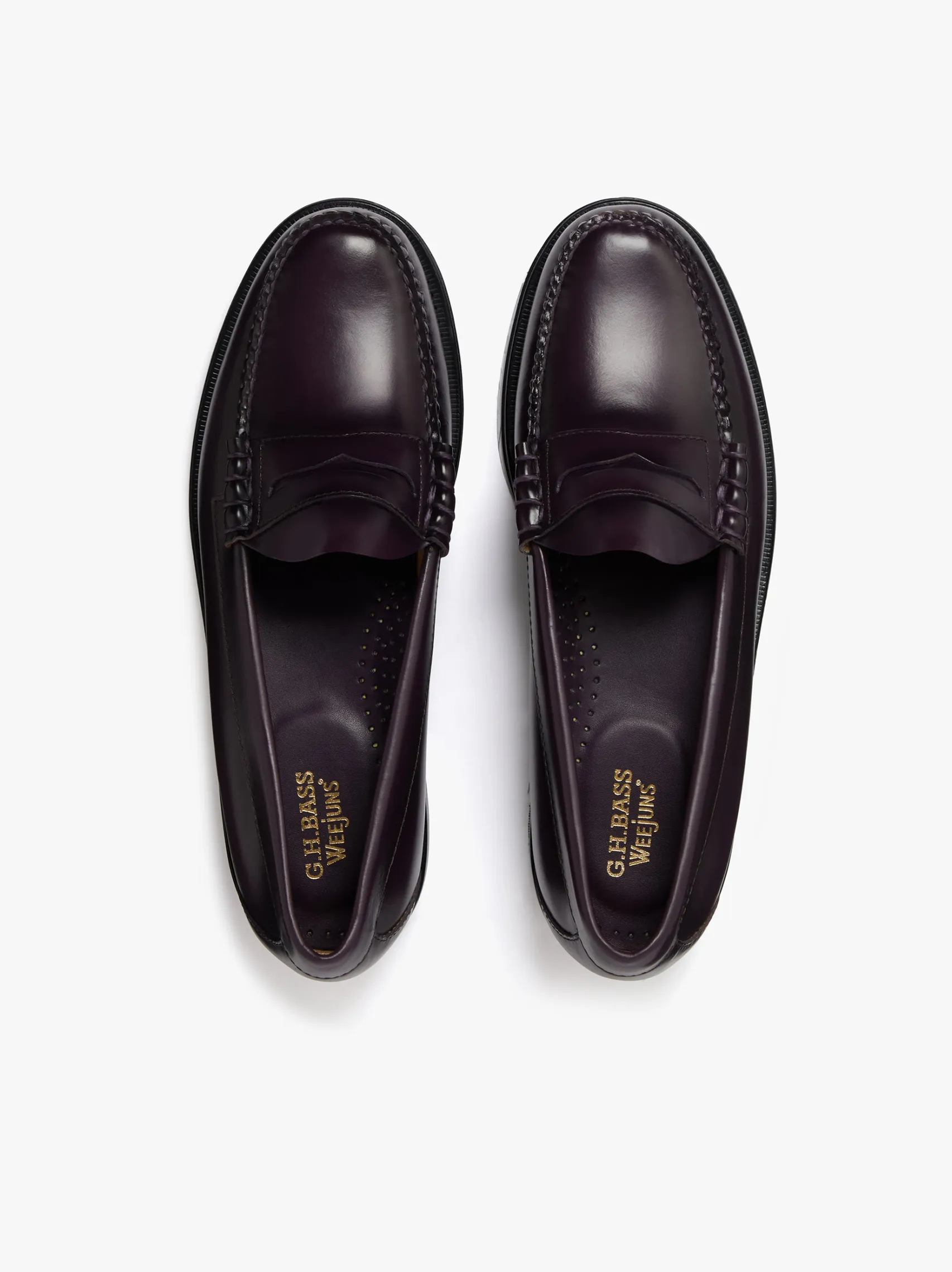 G.H.BASS Weejuns Larson Penny Loafers leather