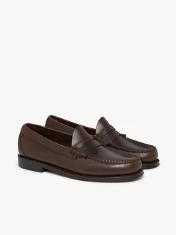 G.H.BASS Weejuns Larson Penny Loafers Chocolate Pull Up Leather