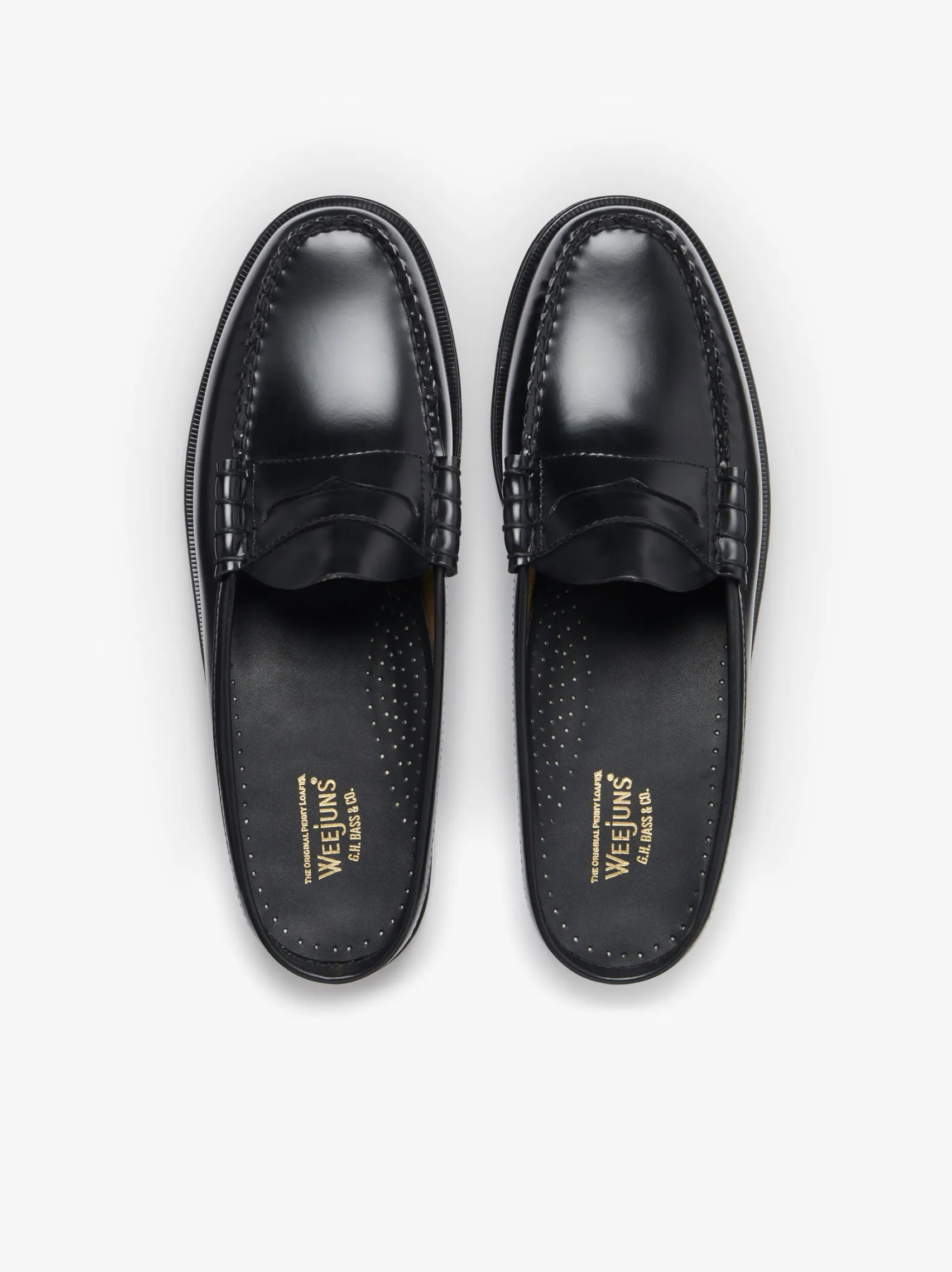 G.H.BASS Weejuns Larson Penny Slides Leather