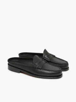 G.H.BASS Weejuns Larson Penny Slides leather with leather sole