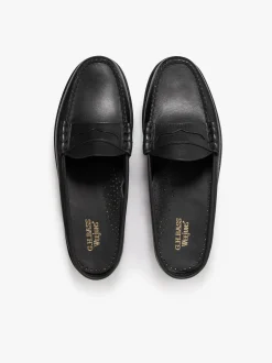 G.H.BASS Weejuns Larson Penny Slides leather with leather sole