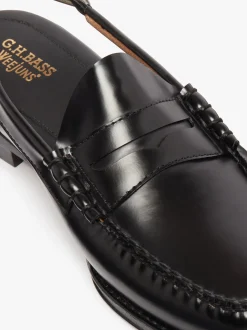 G.H.BASS Weejuns Larson Penny Slingback Loafers