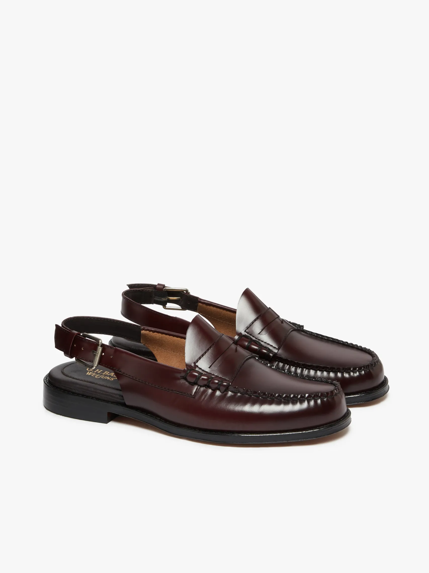 G.H.BASS Weejuns Larson Penny Slingback Loafers
