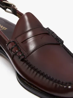 G.H.BASS Weejuns Larson Penny Slingback Loafers