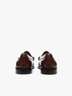 G.H.BASS Weejuns Larson Weave Loafers leather