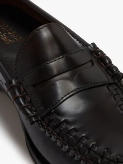 G.H.BASS Weejuns Larson Weave Loafers leather