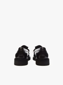 G.H.BASS Weejuns Layton II Kiltie Lug Loafers leather