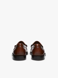 G.H.BASS Weejuns Layton Kiltie Loafers Leather