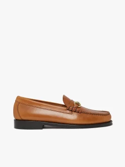 G.H.BASS Weejuns Lincoln Penny Loafers pull up leather