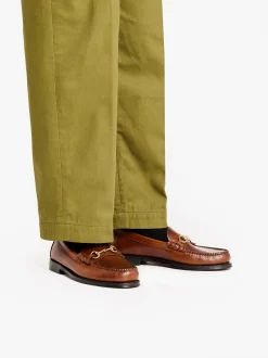 G.H.BASS Weejuns Lincoln Penny Loafers pull up leather