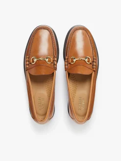 G.H.BASS Weejuns Lincoln Penny Loafers pull up leather