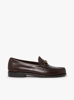 G.H.BASS Weejuns Lincoln Penny Loafers pull up leather