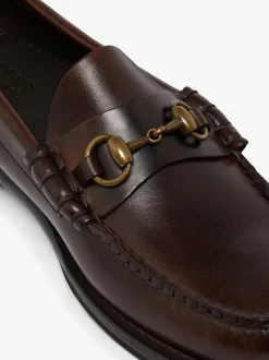 G.H.BASS Weejuns Lincoln Penny Loafers pull up leather