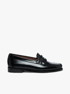 Women G.H.BASS Weejuns Lola Whipstitch Loafers Leather