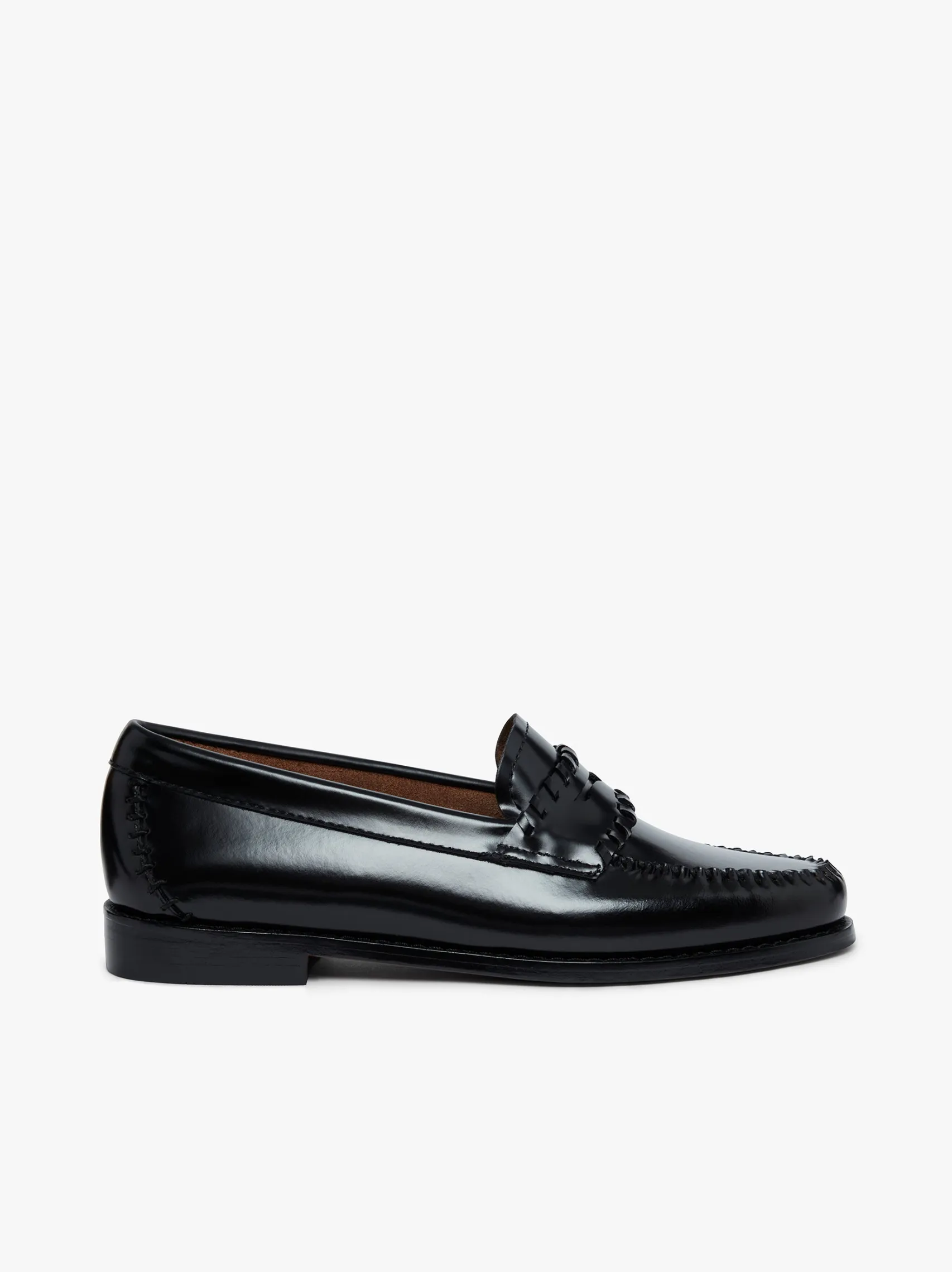 Women G.H.BASS Weejuns Lola Whipstitch Loafers Leather
