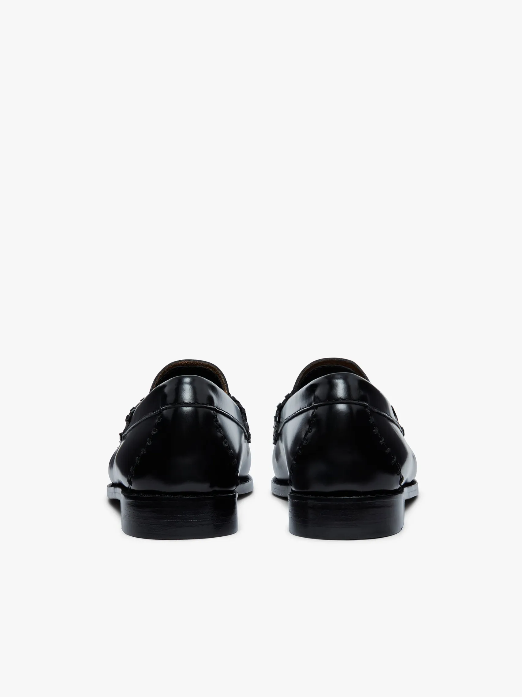 Women G.H.BASS Weejuns Lola Whipstitch Loafers Leather