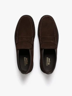 G.H.BASS Weejuns Lug Boots Chocolate Suede