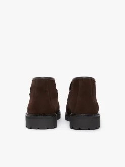 G.H.BASS Weejuns Lug Boots Chocolate Suede