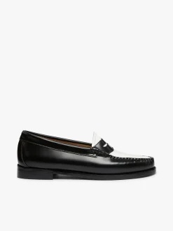 Women G.H.BASS Weejuns Penny Loafers Leather
