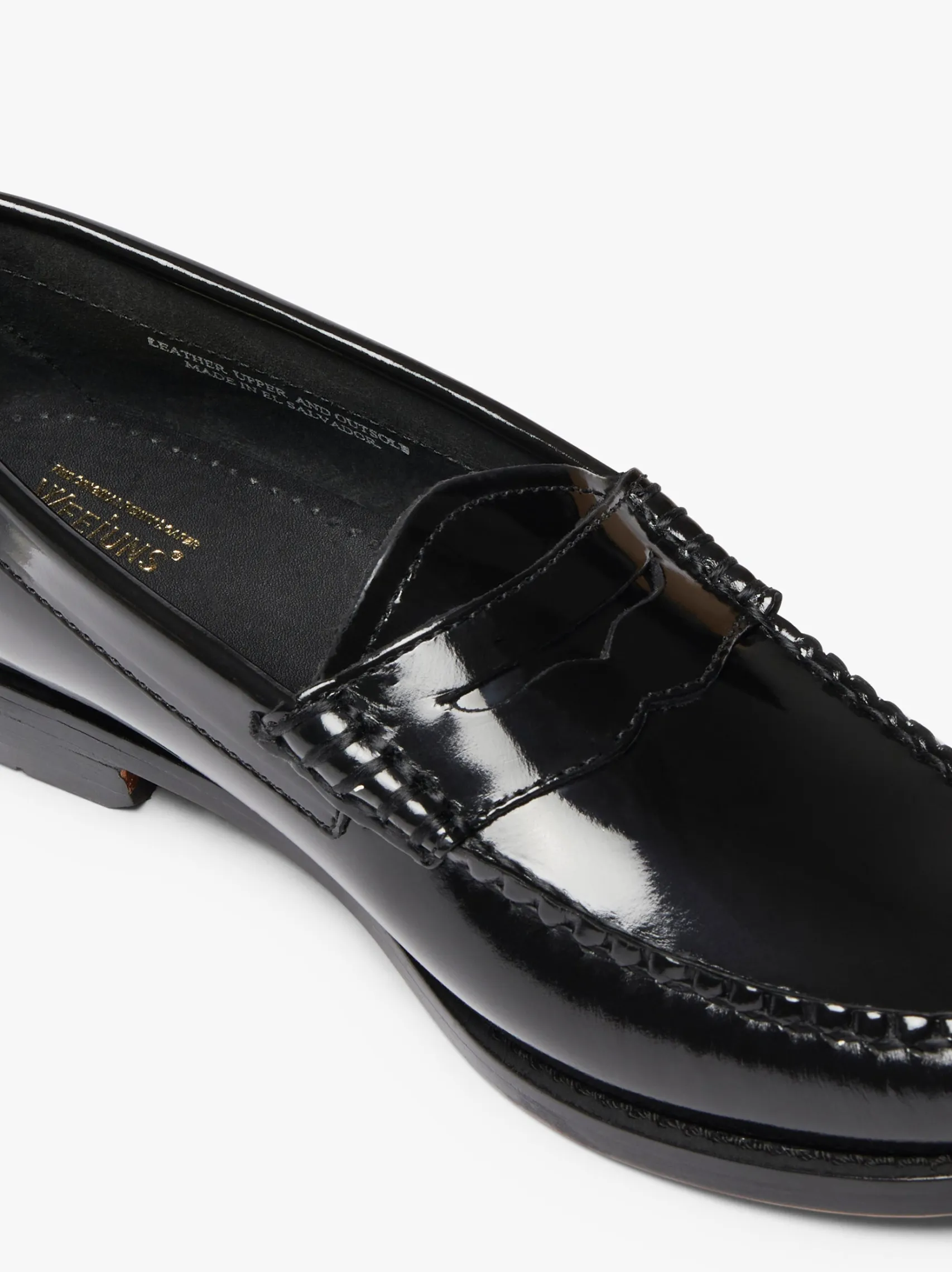 Women G.H.BASS Weejuns Penny Loafers Patent Leather