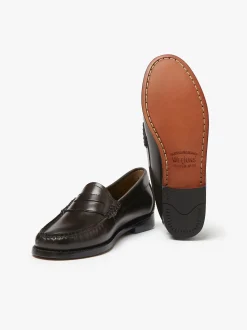 Women G.H.BASS Weejuns Penny Loafers Leather