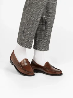 Women G.H.BASS Weejuns Penny Loafers Leather
