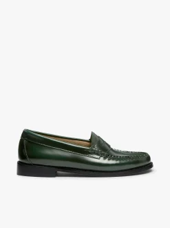 Women G.H.BASS Weejuns Penny Loafers Dark Leather