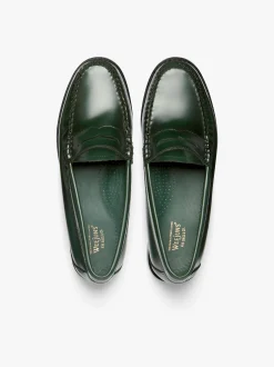 Women G.H.BASS Weejuns Penny Loafers Dark Leather