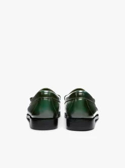 Women G.H.BASS Weejuns Penny Loafers Dark Leather