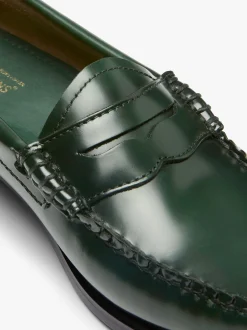 Women G.H.BASS Weejuns Penny Loafers Dark Leather
