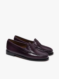 Women G.H.BASS Weejuns Penny Loafers leather