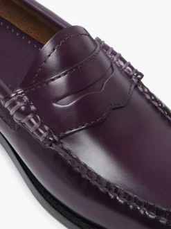 Women G.H.BASS Weejuns Penny Loafers leather