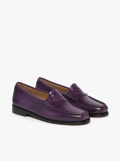 Women G.H.BASS Weejuns Penny Loafers Leather