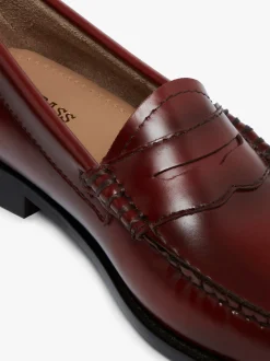 Women G.H.BASS Weejuns Penny Loafers Leather