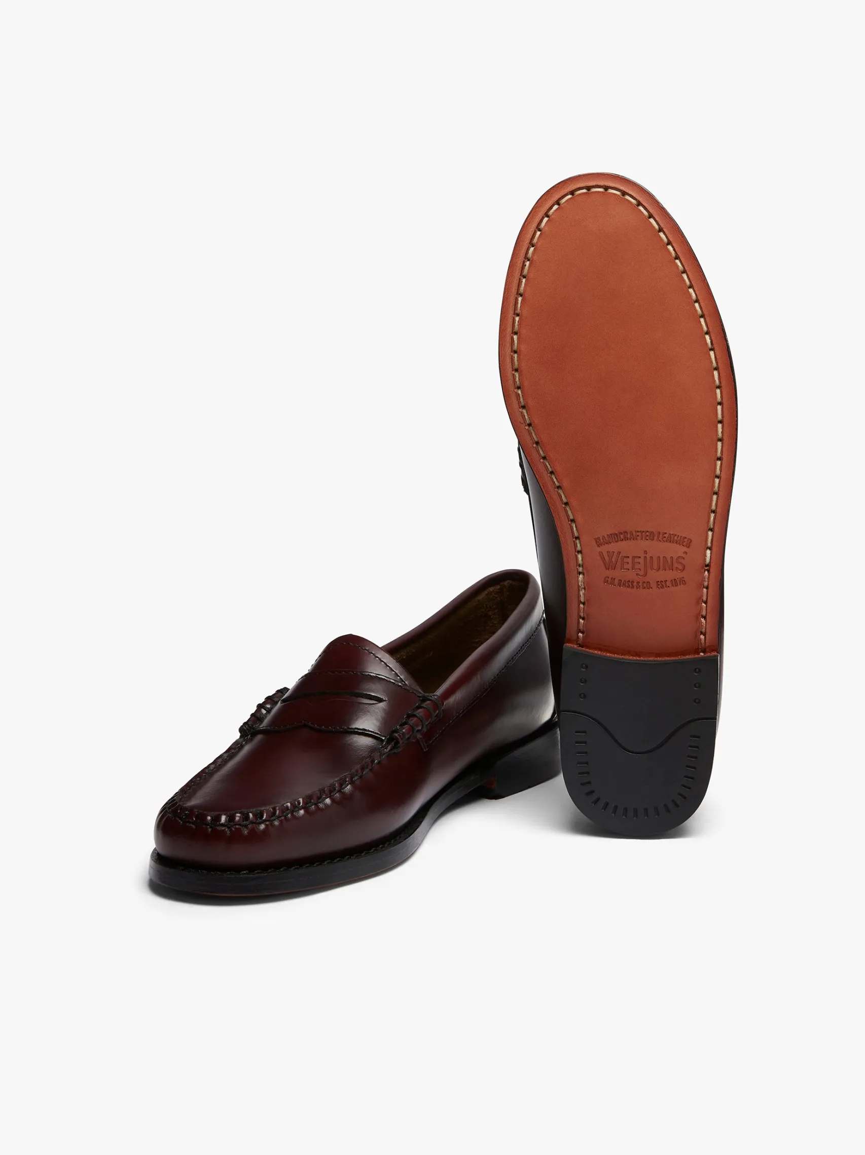 Women G.H.BASS Weejuns Penny Loafers Leather
