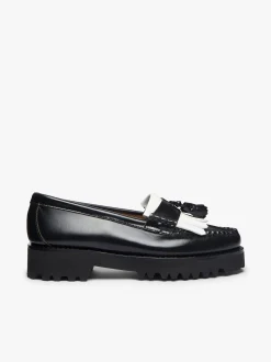 Women G.H.BASS Weejuns 90s Esther Kiltie Tassel Loafers Leather
