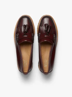Women G.H.BASS Weejuns 90s Esther Kiltie Tassel Loafers Leather
