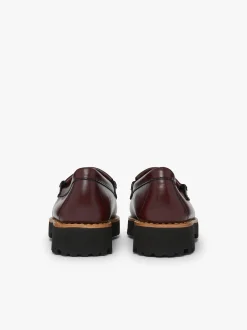 Women G.H.BASS Weejuns 90s Esther Kiltie Tassel Loafers Leather
