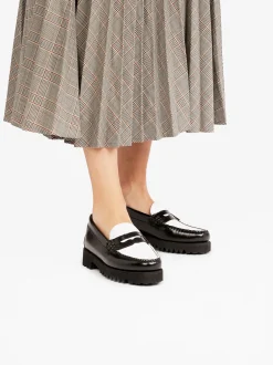 Women G.H.BASS Weejuns 90s Penny Loafers Leather