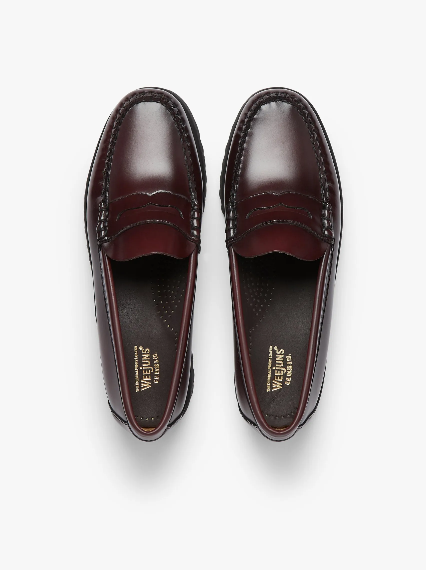 Women G.H.BASS Weejuns 90s Penny Loafers Leather