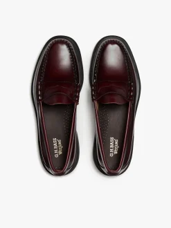 G.H.BASS Weejuns Step Larson Penny Loafers Leather