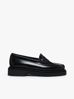 Women G.H.BASS Weejuns Step Penny Loafers Leather