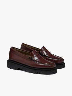 Women G.H.BASS Weejuns Step Penny Loafers Leather