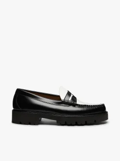 G.H.BASS Weejuns Super Lug Larson Penny Loafers Leather